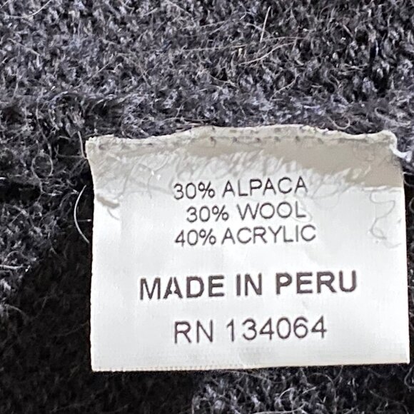 (10) Quiet Luxury Minimalist Whimsigoth Preppy Academia Alpaca Wool Sweater XL - Picture 7 of 8